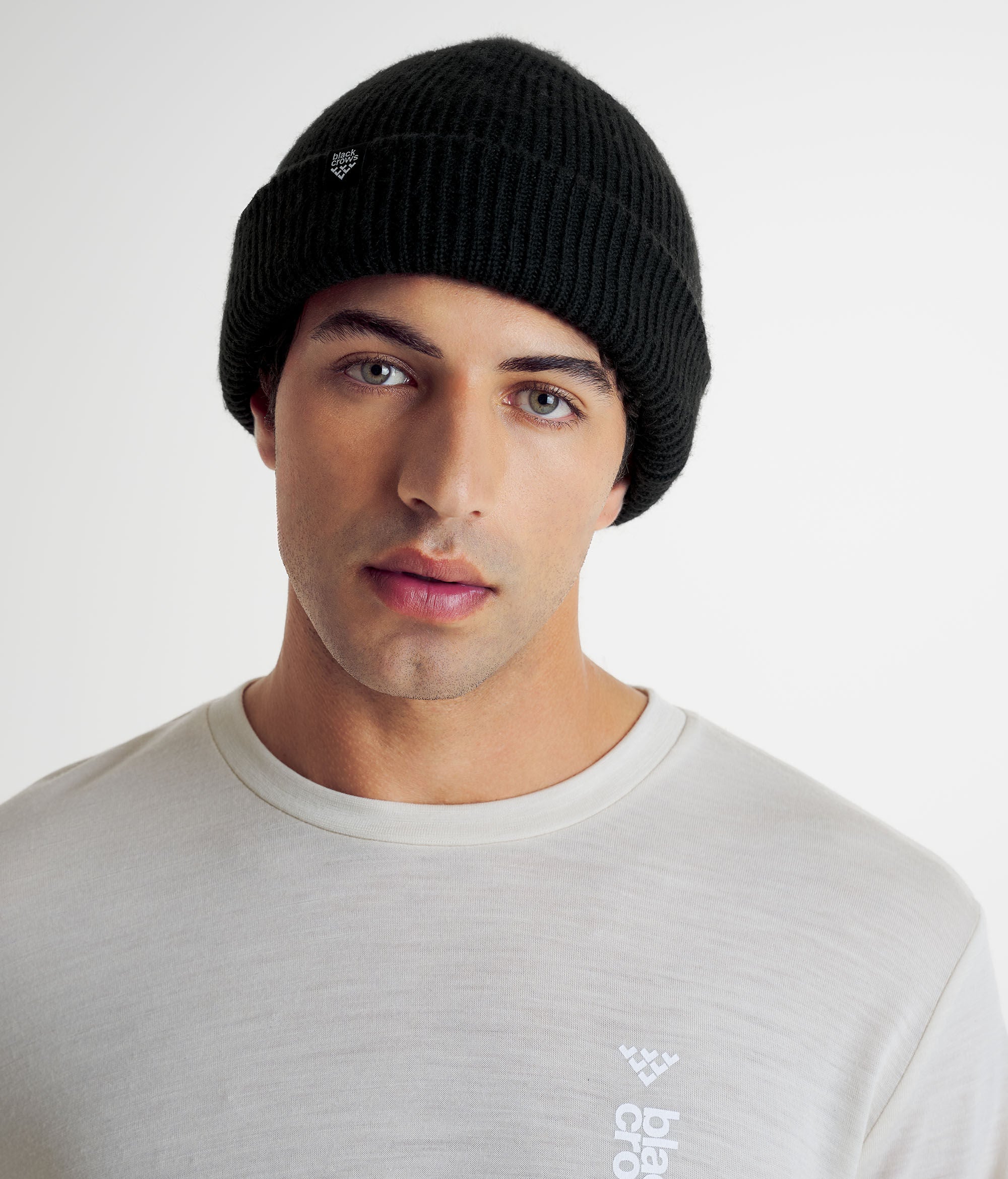 帽子 Rosarymoon Bucktail Knit Beanie black Bucktail Knit Beanie - ROSARYMOON OFFICIAL WEB STORE