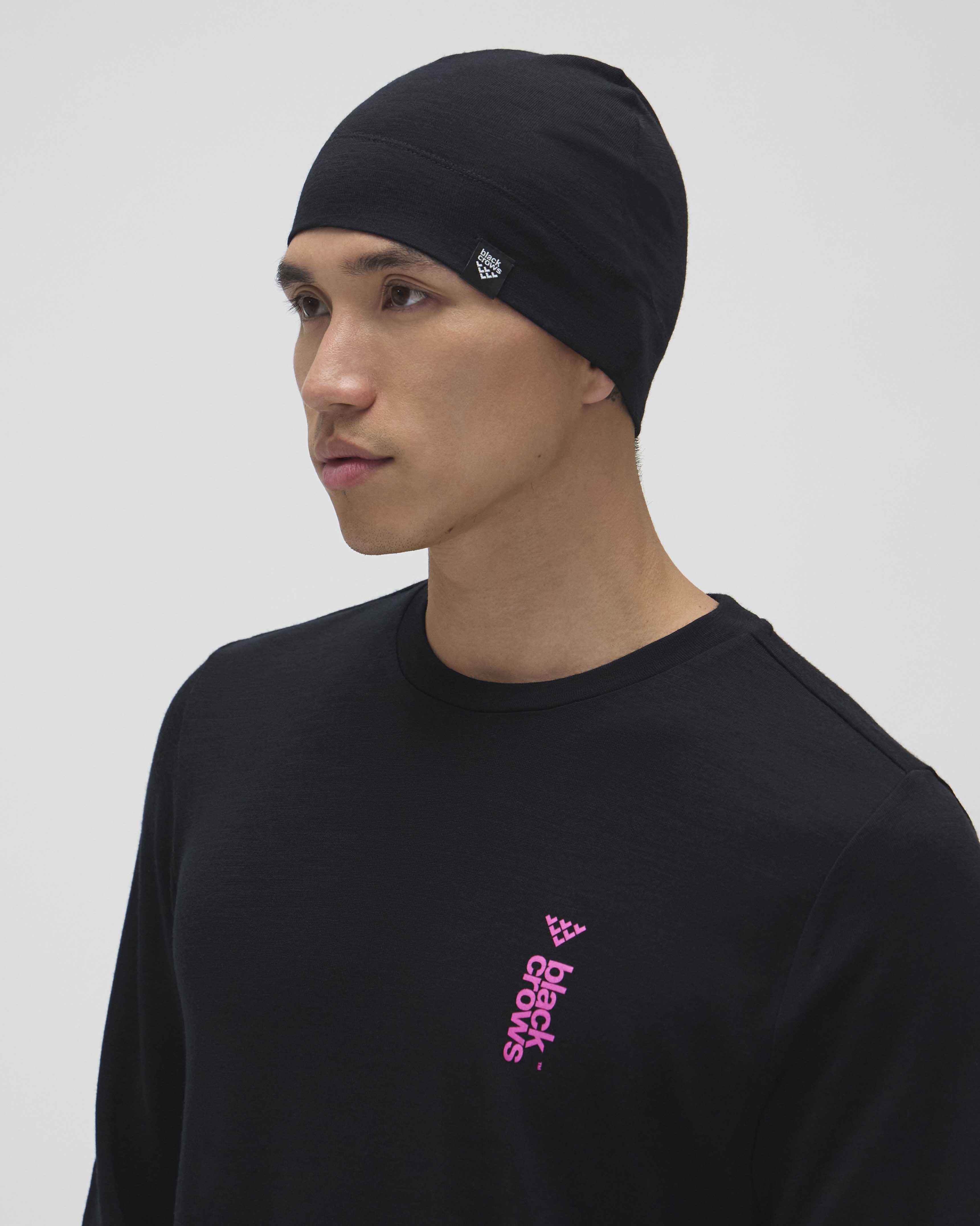 Helmet Friendly Merino Wool Beanie – blackcrows