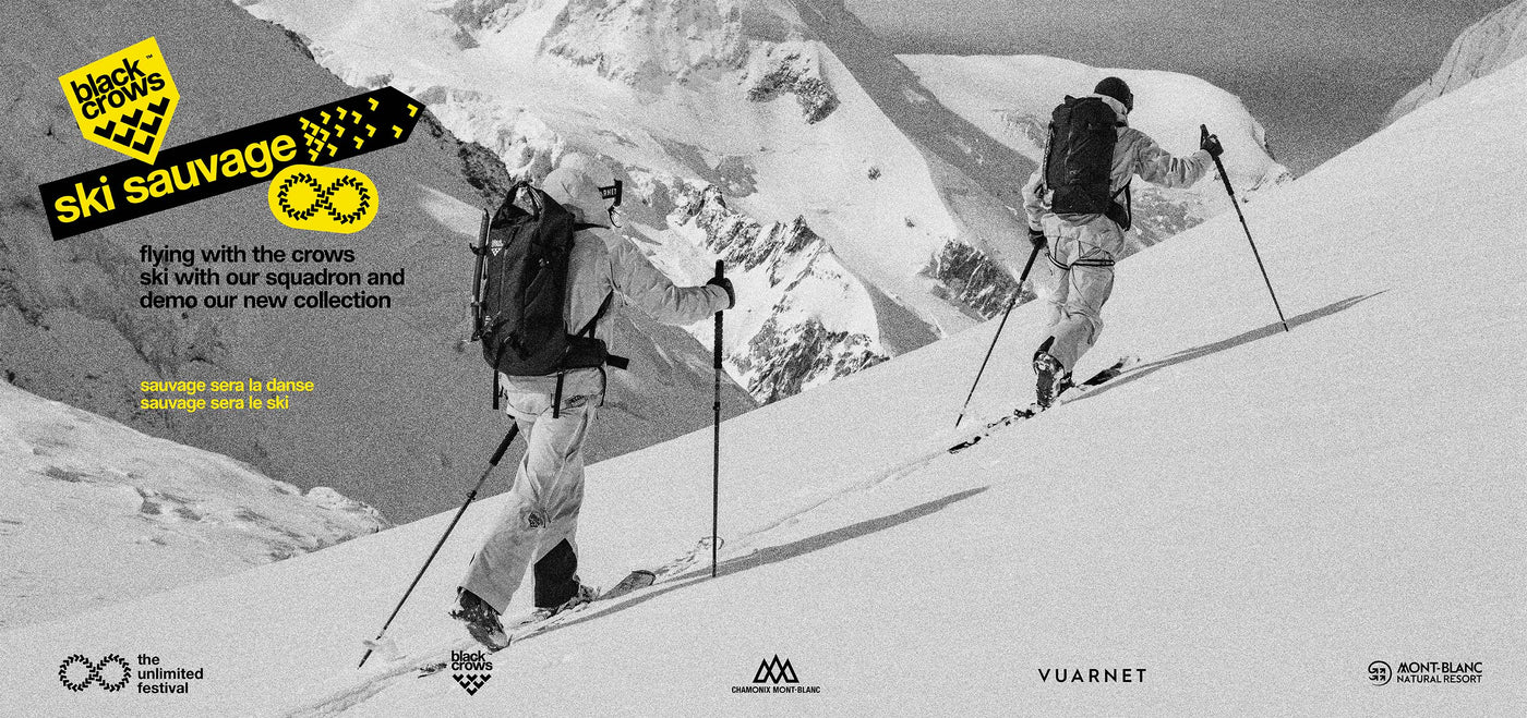 chamonix-mont-blanc ski sauvage