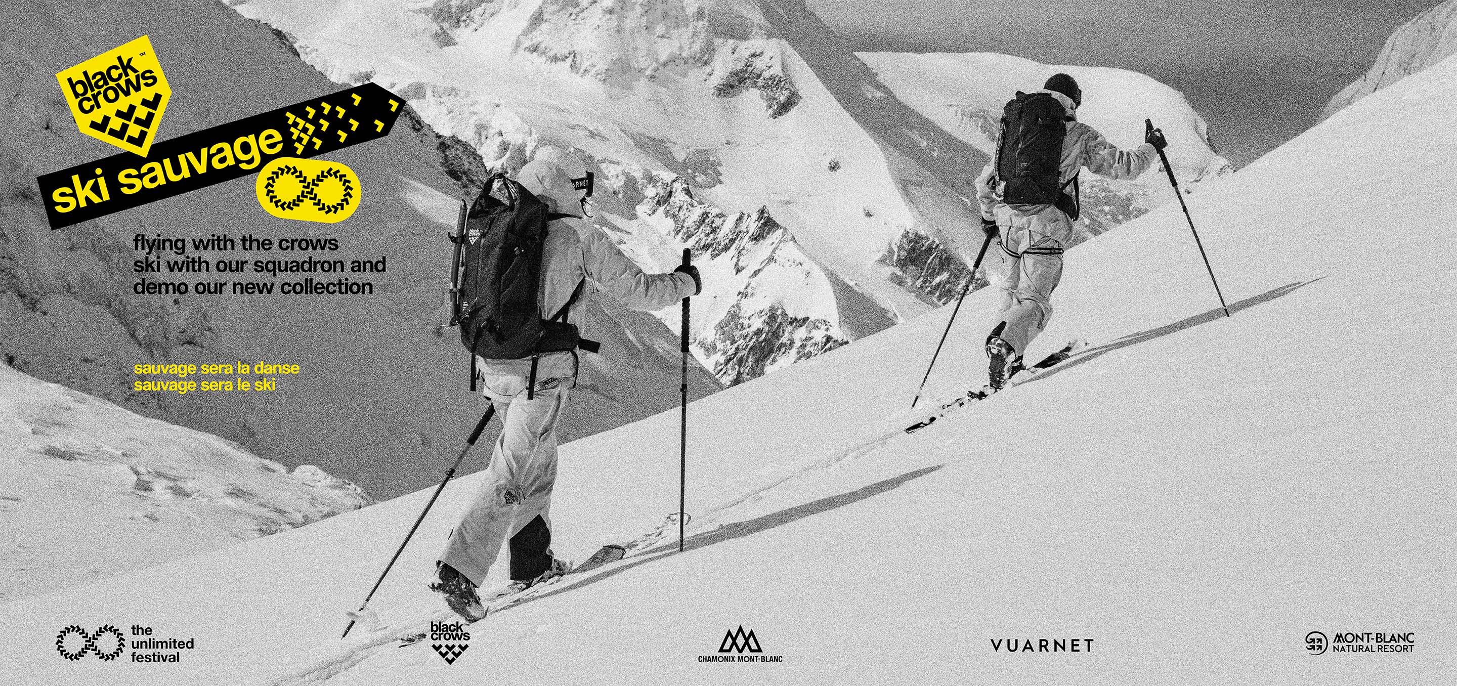 chamonix-mont-blanc ski sauvage