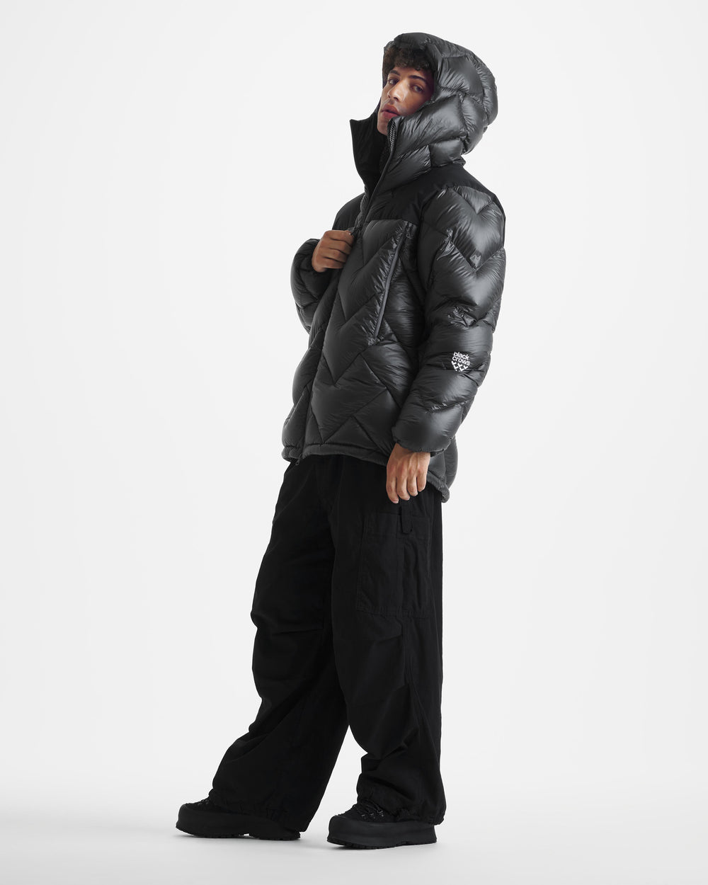【 peak】FR Over Coat　Black Snow Peak – Fire-Resistant Stretch Coat Black