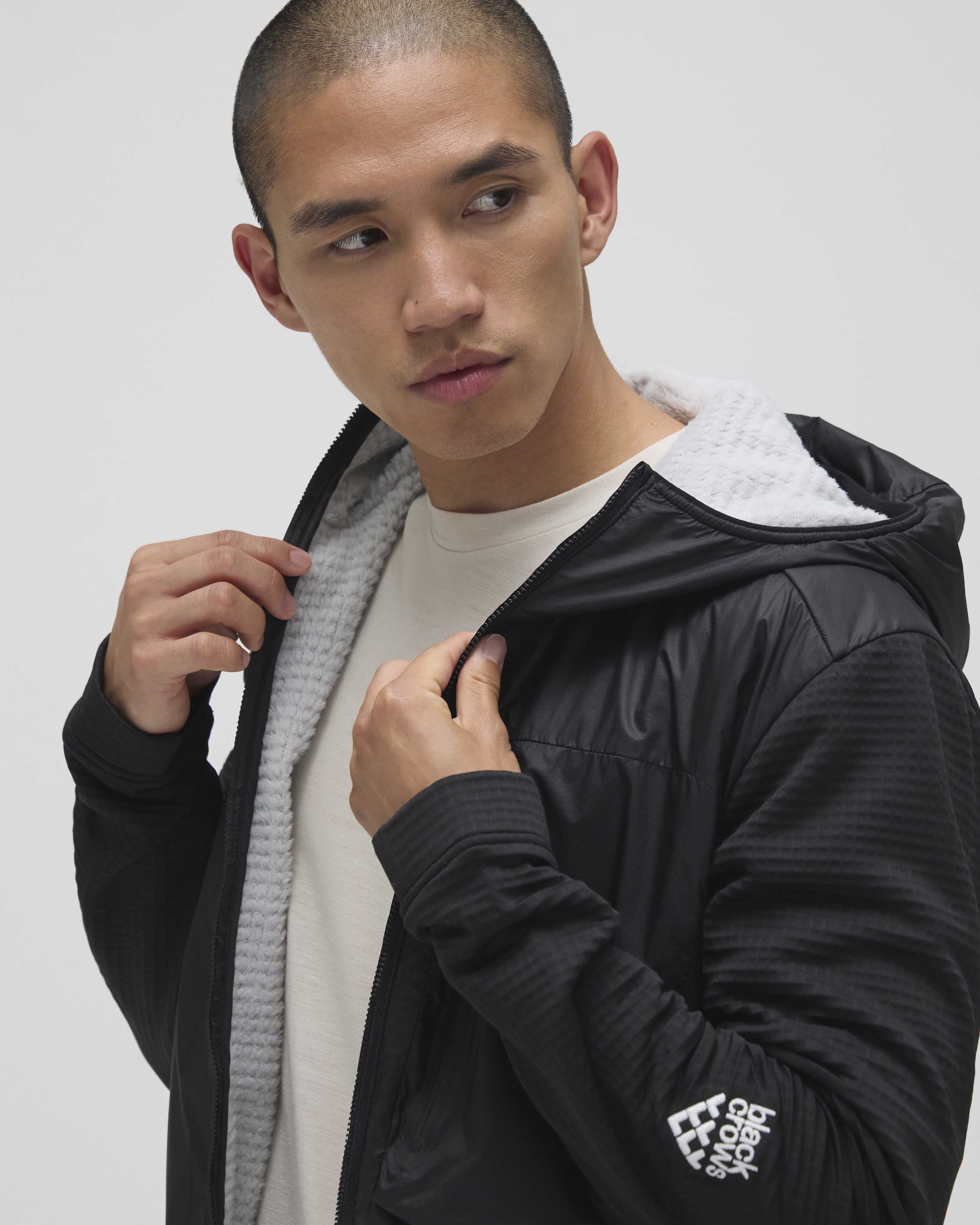 Heve クラウドブルゾン Black 黒 Men's Black/Team Meadows Nylon Windbreaker | H&M US