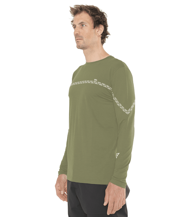 T-Shirt Homme Merino Manches Longues Line  