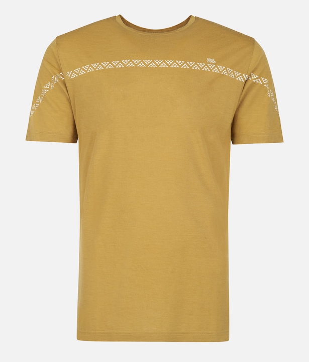 T-Shirt Männer Merino-Kurzarmshirt Line 
