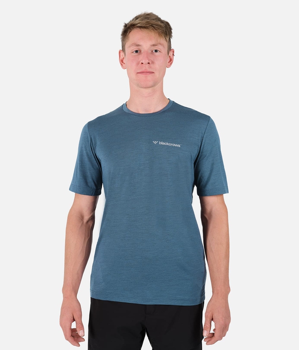T-Shirt Herren Merino-Kurzarmshirt Blend 