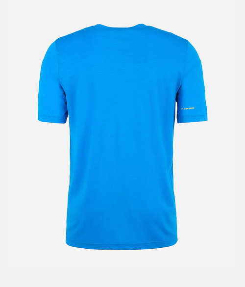 T-Shirt Herren Merino-Kurzarmshirt Chevron Blend 