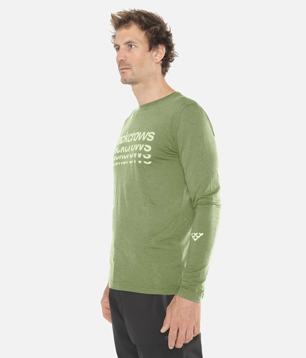 T-Shirt Herren Merino-Langarmshirt BC